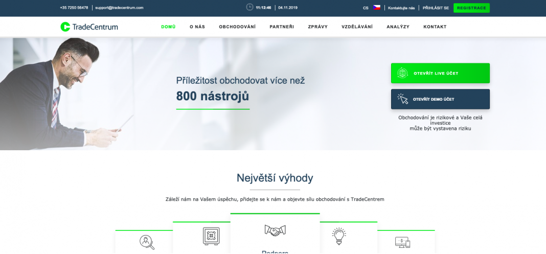 TradeCentrum Recenze (2021)