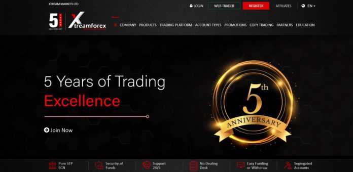 xtreamforex homepage