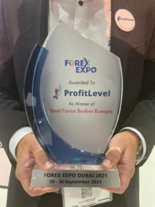 Forex Expo Dubai 2021, ProfitLevel, Best Forex Broker, award