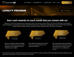 Diamond FX loyalty program