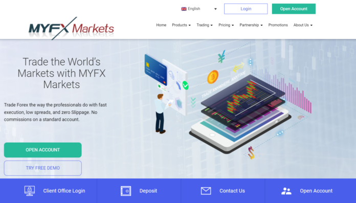 MYFX Markets front