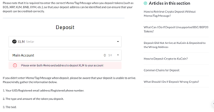 KuCoin Deposit