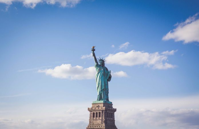 Statue of liberty in the US