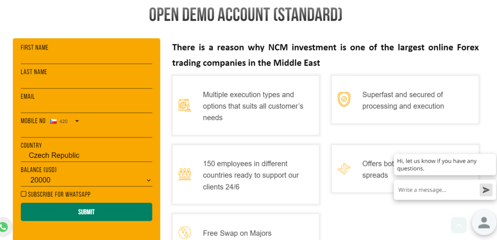 NoorCm demo account