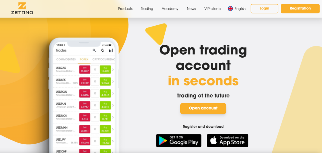 Zetano – Recenze: Typy účtů, obchodní platforma, …