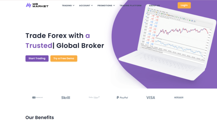 MG Market is an online Forex broker that’s been providing trading services to both retail and professional traders across the globe. MG Market gives traders direct access to a wide selection of reliable Forex and CFDs financial instruments in the trading market.