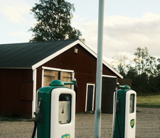 British Petrol gas station