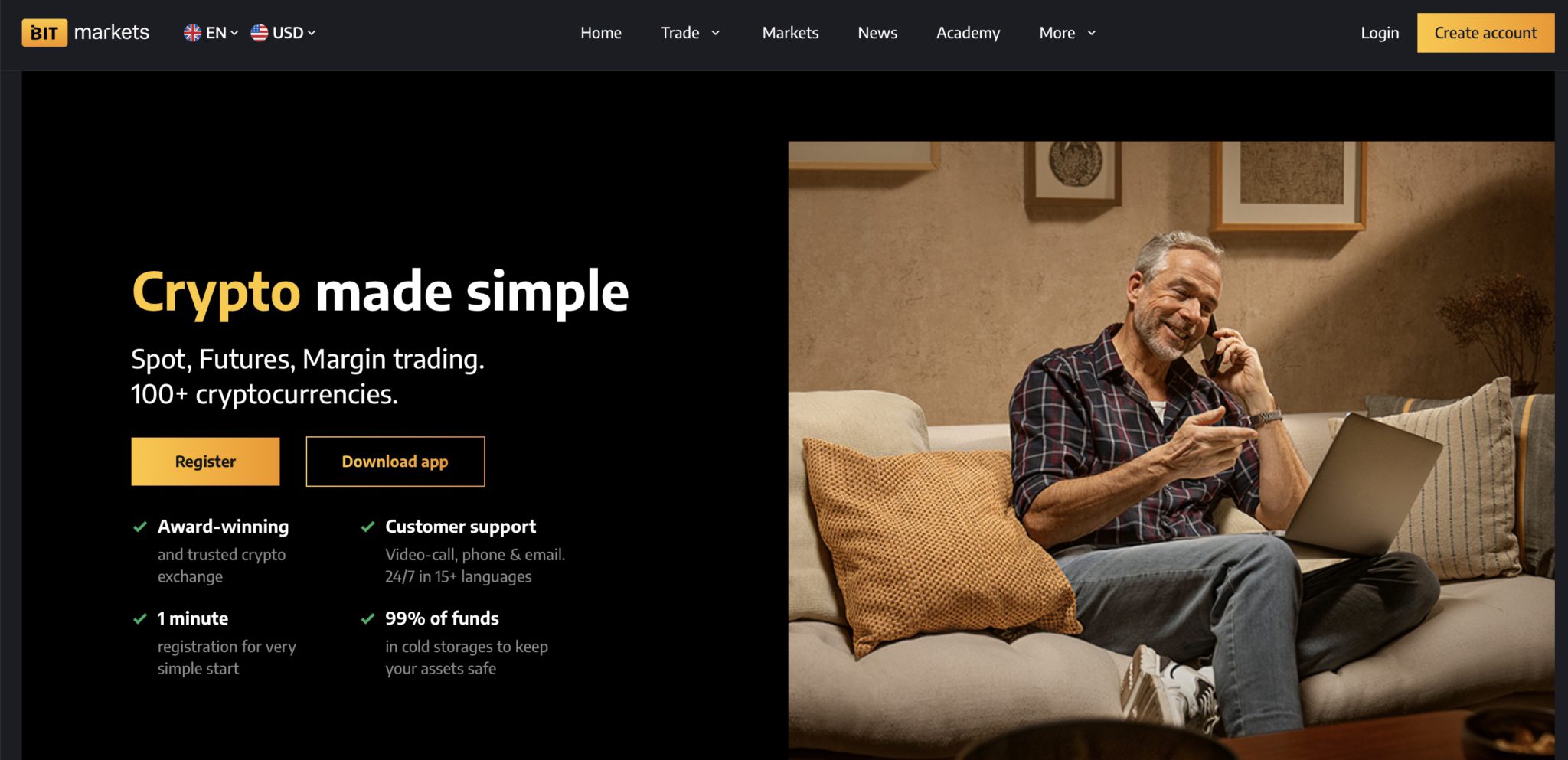 BITMarkets.com: Review [2026] – The best crypto choice?