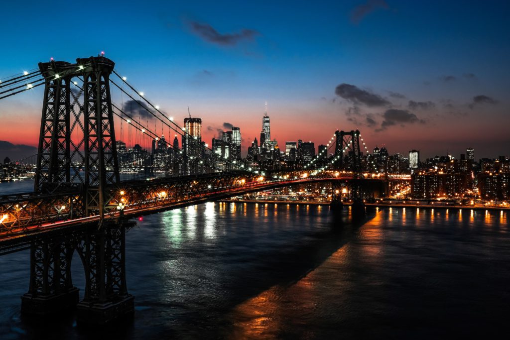 New York skyline, travel, United States