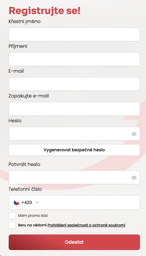 InvestaGO recenze - registrace 