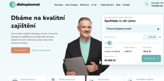 Homepage of dluhopisomat.cz
