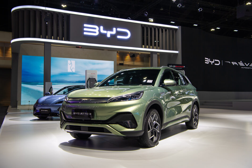 Chinese carmaker BYD plans to double overseas sales this year