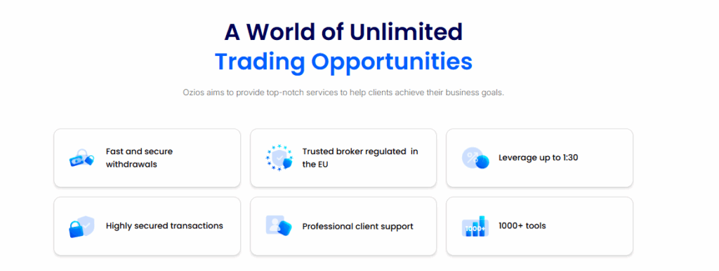 Ozios: What does broker offers