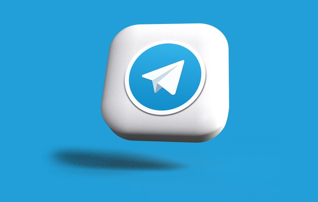 Telegram app logo.