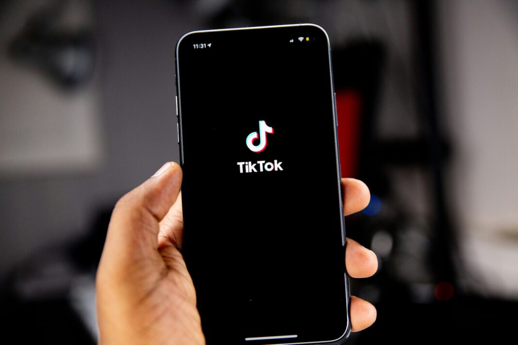 TikTok application.