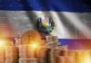 Bitcoin v Salvadoru: Jak vypadá realita prvního krypto státu v roce 2026 Bitcoin and Salvador flag.