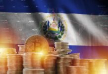 Bitcoin v Salvadoru: Jak vypadá realita prvního krypto státu v roce 2026 Bitcoin and Salvador flag.